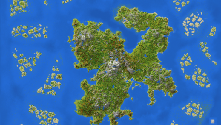 Bees Seas - Survival, Terrain Map For Minecraft 1.19