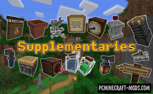 Supplementaries - Decor Items Mod For Minecraft 1.19.4, 1.16.5