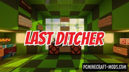 Last Ditcher - PvE Arena Map For Minecraft 1.19