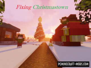 Fixing Christmastown - Adventure Map Minecraft