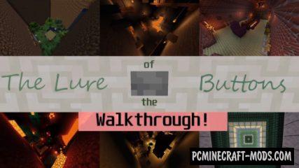 The Lure of the Buttons - Puzzle Map For Minecraft 1.19