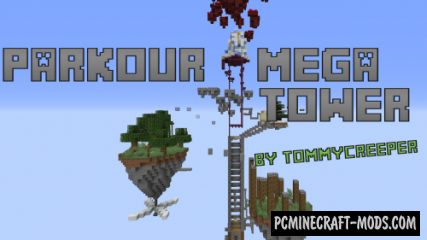 Parkour Mega Tower Map For Minecraft