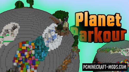 Planet Parkour Map For Minecraft 1.18.2