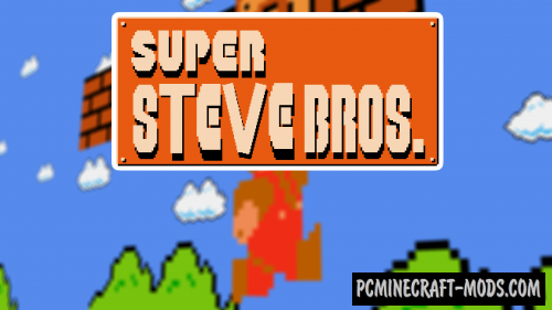 Super Steve Bros - Minigame Map For Minecraft 1.19