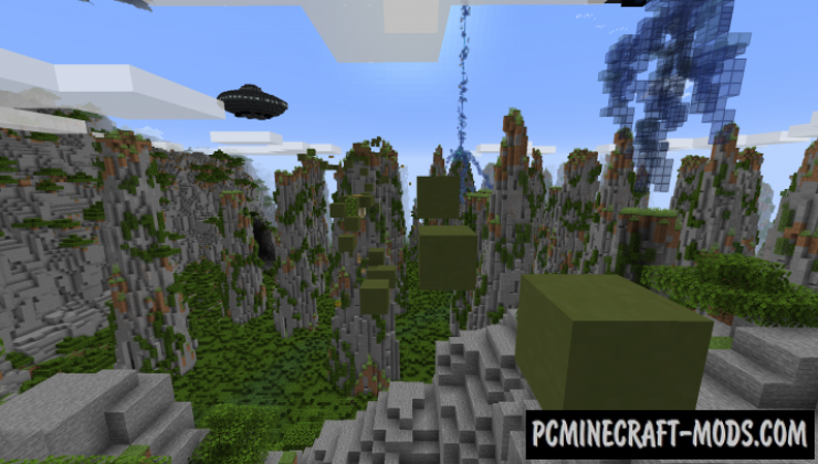 Insane Alien Parkour! Map For Minecraft
