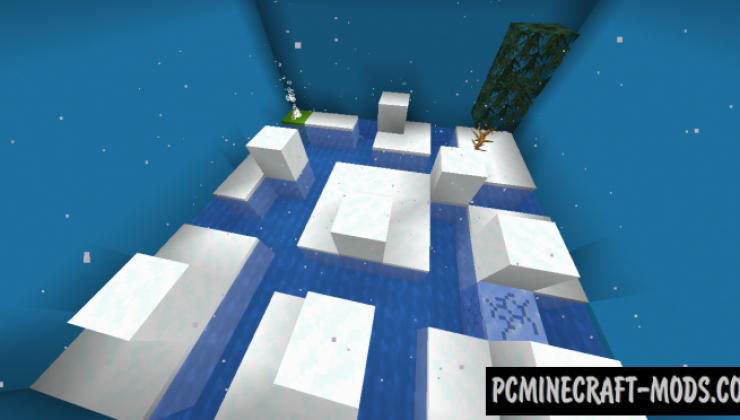 Snowball Push - Puzzle Map For Minecraft