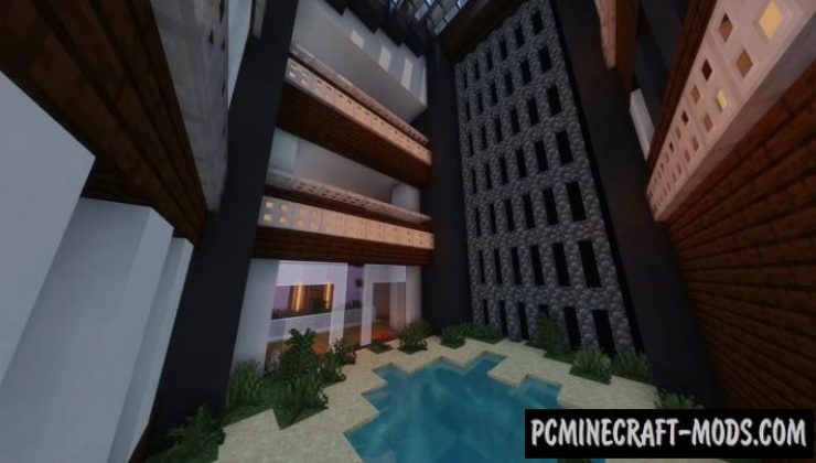 Modern Villa - Mansion, House Map For Minecraft 1.19
