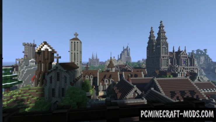 Fallhorntal - Building, Castle Map For Minecraft 1.19
