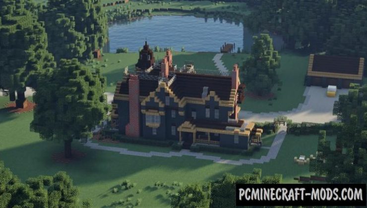 Graywood Victorian Mansion Map For Minecraft 1.19