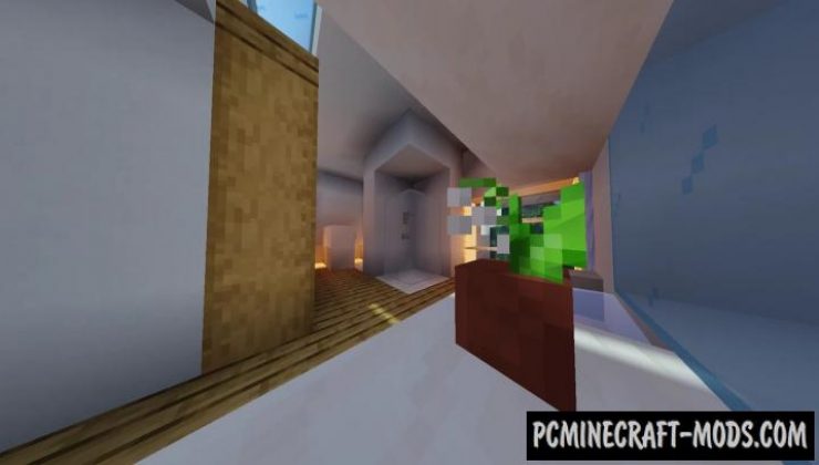 Modern House In The Mountains Map For Minecraft 1.19