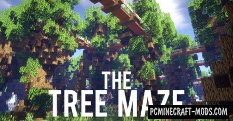 Tree Maze - Puzzle Map For Minecraft