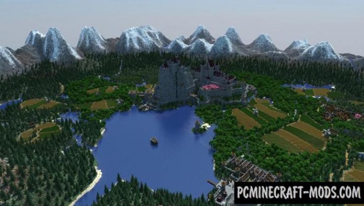 Snowcoal's Medieval Kingdom Map For Minecraft 1.19