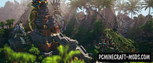 Tears Of Jungle - 3D Arts Map For Minecraft