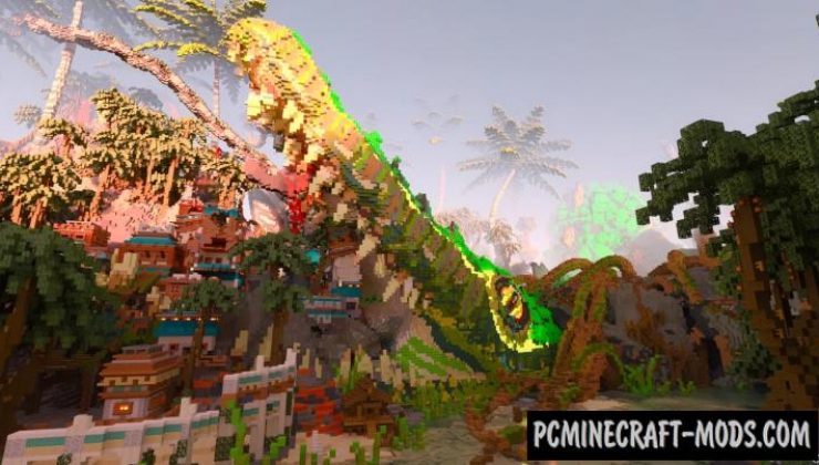 Tears Of Jungle - 3D Arts Map For Minecraft 1.19