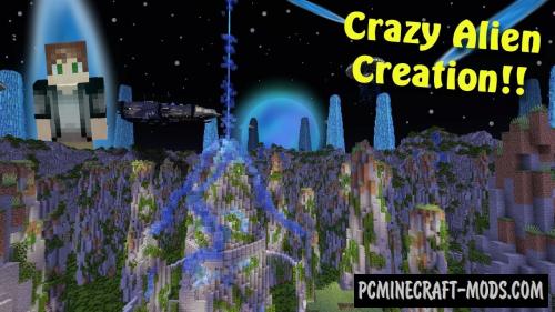 Insane Alien Parkour! Map For Minecraft