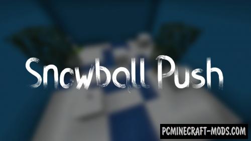 Snowball Push - Puzzle Map For Minecraft