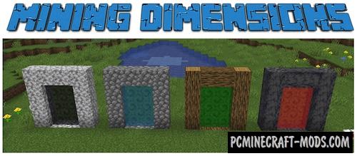 Mining Dimensions - Gen Mod For Minecraft 1.19.3