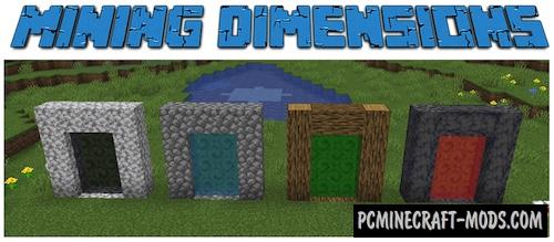 Mining Dimensions Gen Mod For Minecraft 1 19 Pc Java Mods