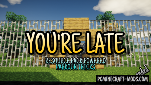 You're Late (For School) - Parkour Map For Minecraft