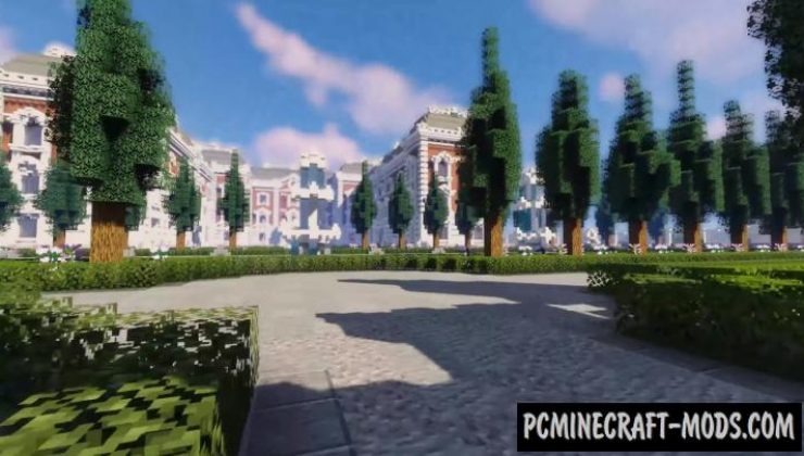 Baroque Palace II - Castle, Building Map For MC 1.19