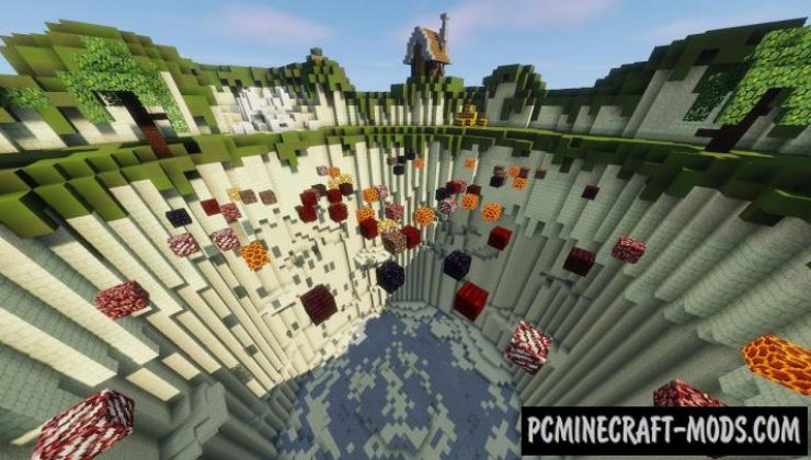 Sky Walker Remastered - Minigame Map For Minecraft 1.18.2