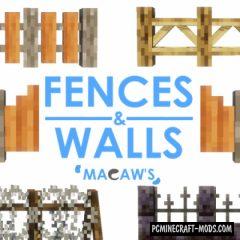 Macaw's Fences and Walls - Decor Mod Minecraft 1.19.4, 1.12.2