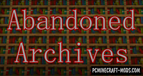 Abandoned Archives - Adventure Map For Minecraft 1.18.2