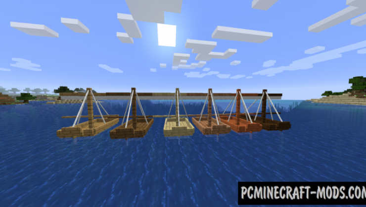 Small Ships - Vehicles Mod For Minecraft 1.20.1, 1.19.2, 1.16.5