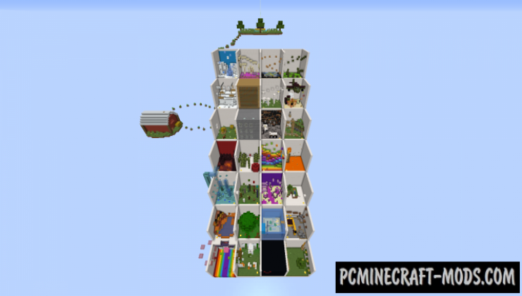 Parkour Stairs Map For Minecraft 1.18.2