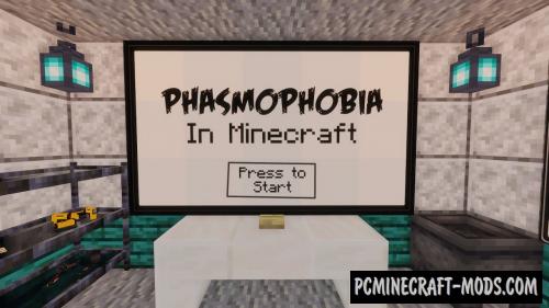 Phasmophobia - Horror, Adventure Map For MC 1.18.2