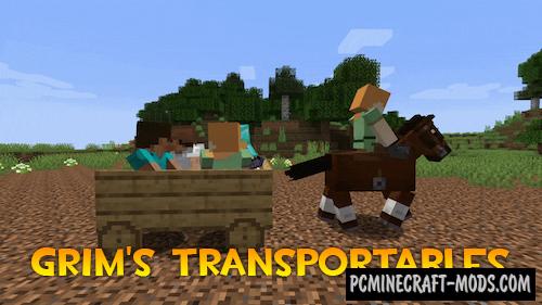 Grim's Transportables - Mech Mod For Minecraft 1.19.3