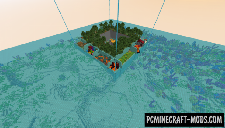 Jump Between Blocks - Parkour Map For Minecraft