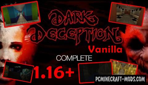 Dark Deception Vanilla - Horror, MiniGames Map MC