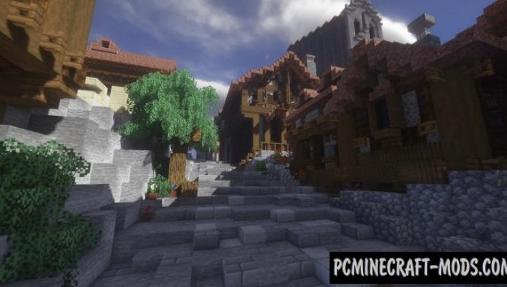 Attack on Titan: Shiganshina - City Map For Minecraft