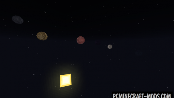 Floating Planets Survival Map For Minecraft 1.18.2