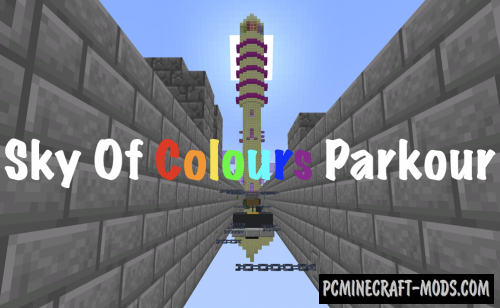 Sky Of Colours Parkour Map For Minecraft 1.19