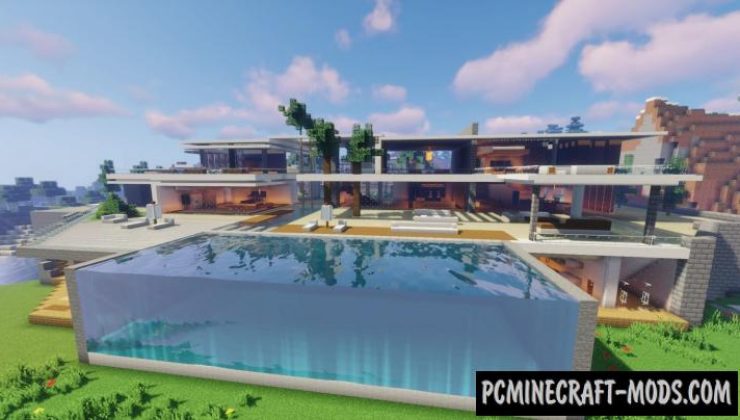 Modern Mansion Map For Minecraft