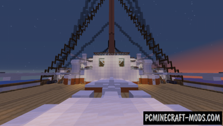 RMS Titanic - Creation, 3D Art Map For Minecraft 1.19