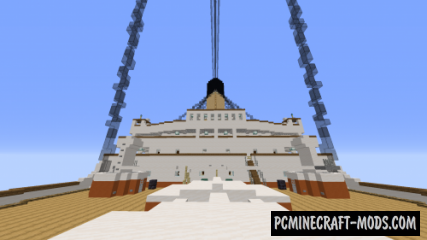RMS Titanic - Creation, 3D Art Map For Minecraft 1.19