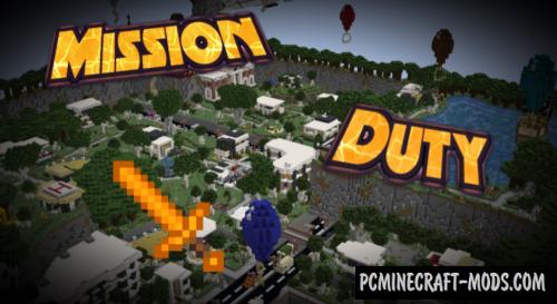 Mission Duty - Minigames Map For Minecraft 1.20