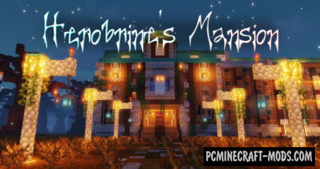 Herobrine's Mansion - Puzzle, Adventure Map For MC 1.20