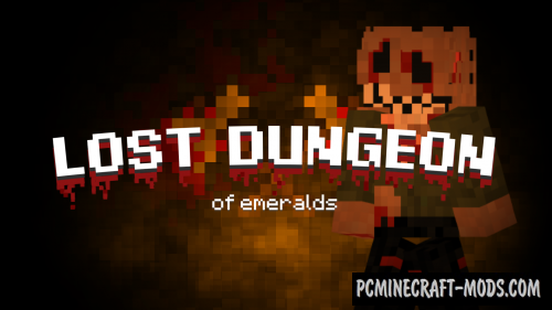 The Lost Dungeon of Emeralds Map For Minecraft
