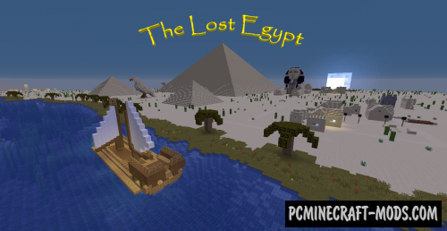 The lost egypt - Adventure, Puzzle Map For MC 1.18.2