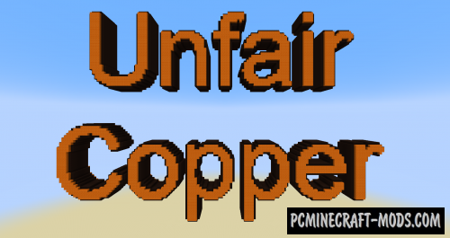 Unfair Copper - Puzzle Map For Minecraft 1.19