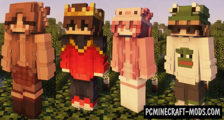 Skin Layers 3D - Decor Mod For Minecraft 1.20.2, 1.19.4