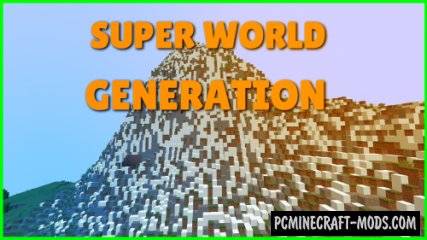 SuperWorld Generation - Adventure Map For MC