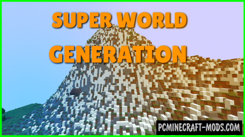 SuperWorld Generation - Adventure Map For MC 1.20