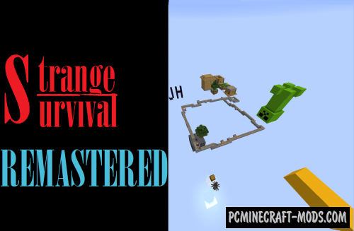 Strange Survival: Remastered Map For Minecraft 1.19