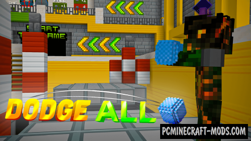 Dodge All - Minigame Map For Minecraft 1.18.2