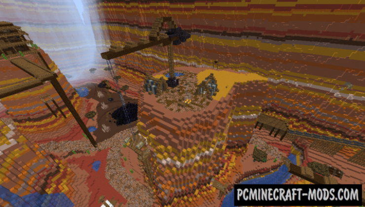 Golden Gorge - Minigame, PvP Map For Minecraft 1.19